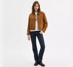 Coach Suede Jacket  - Sepia
