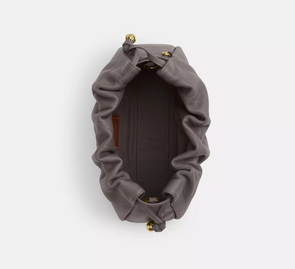 Coach Faye Shoulder Bag With Quilting - Gold/Slate
