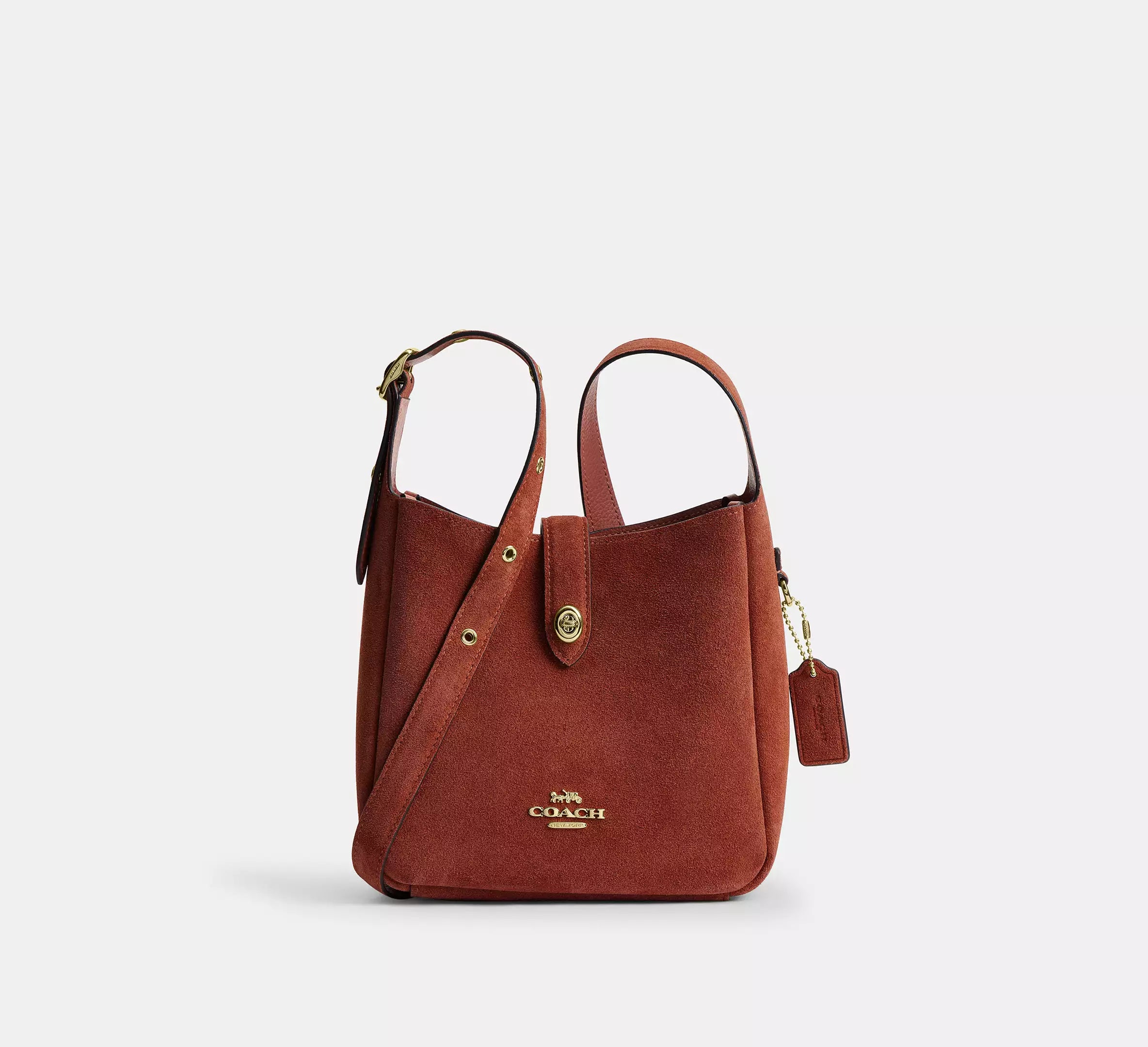 Coach Hadley Mini Crossbody Bag - Gold/Clay