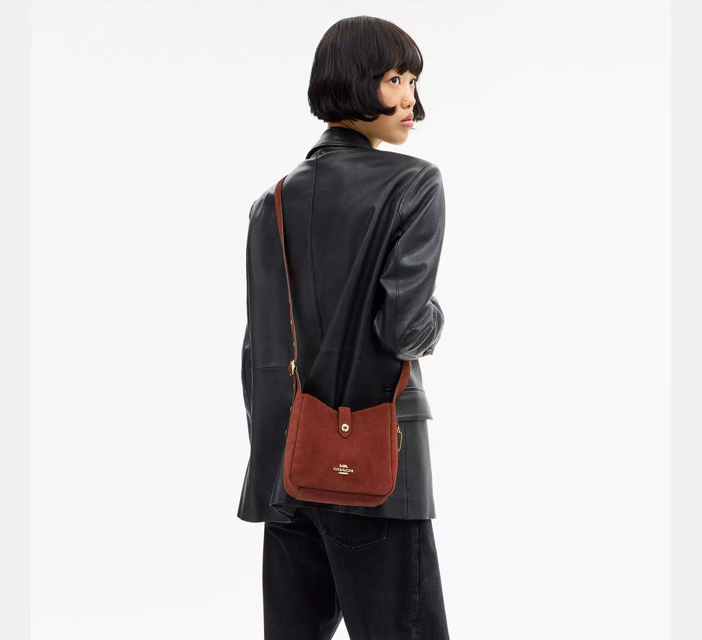 Coach Hadley Mini Crossbody Bag - Gold/Clay