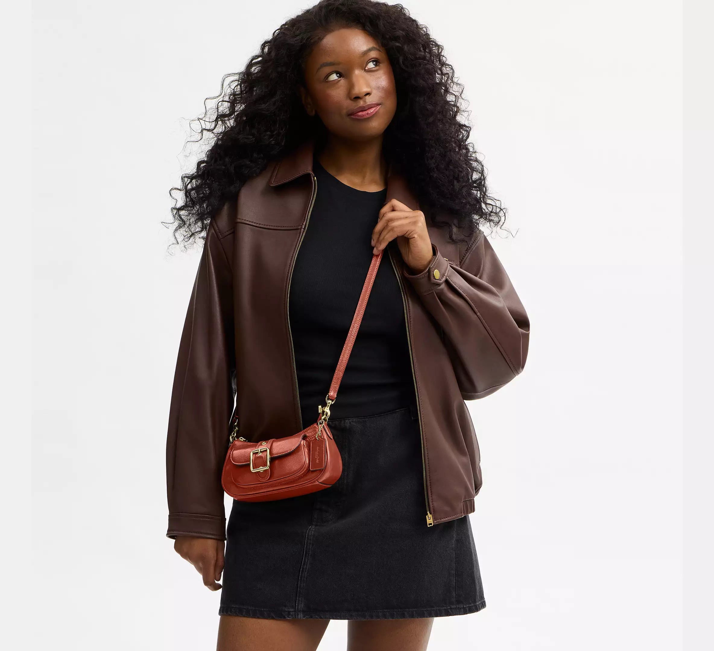 Coach Ashton Mini Shoulder Bag - Im/Cinnamon