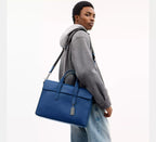 Coach Sullivan Portfolio Brief  - Silver/True Blue