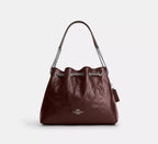 Coach Evelyn Shoulder Bag With Quilting - Silver/Maple