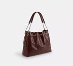 Coach Evelyn Shoulder Bag With Quilting - Silver/Maple