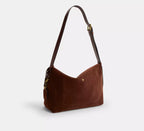 Coach Ludlow Messenger Bag  -  suede/Warm Brown