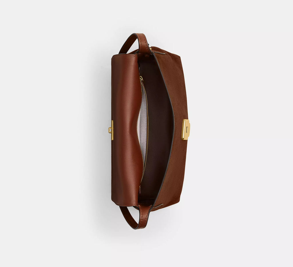 Coach Chelsea Shoulder Bag 30  -   Brass/Warm Brown