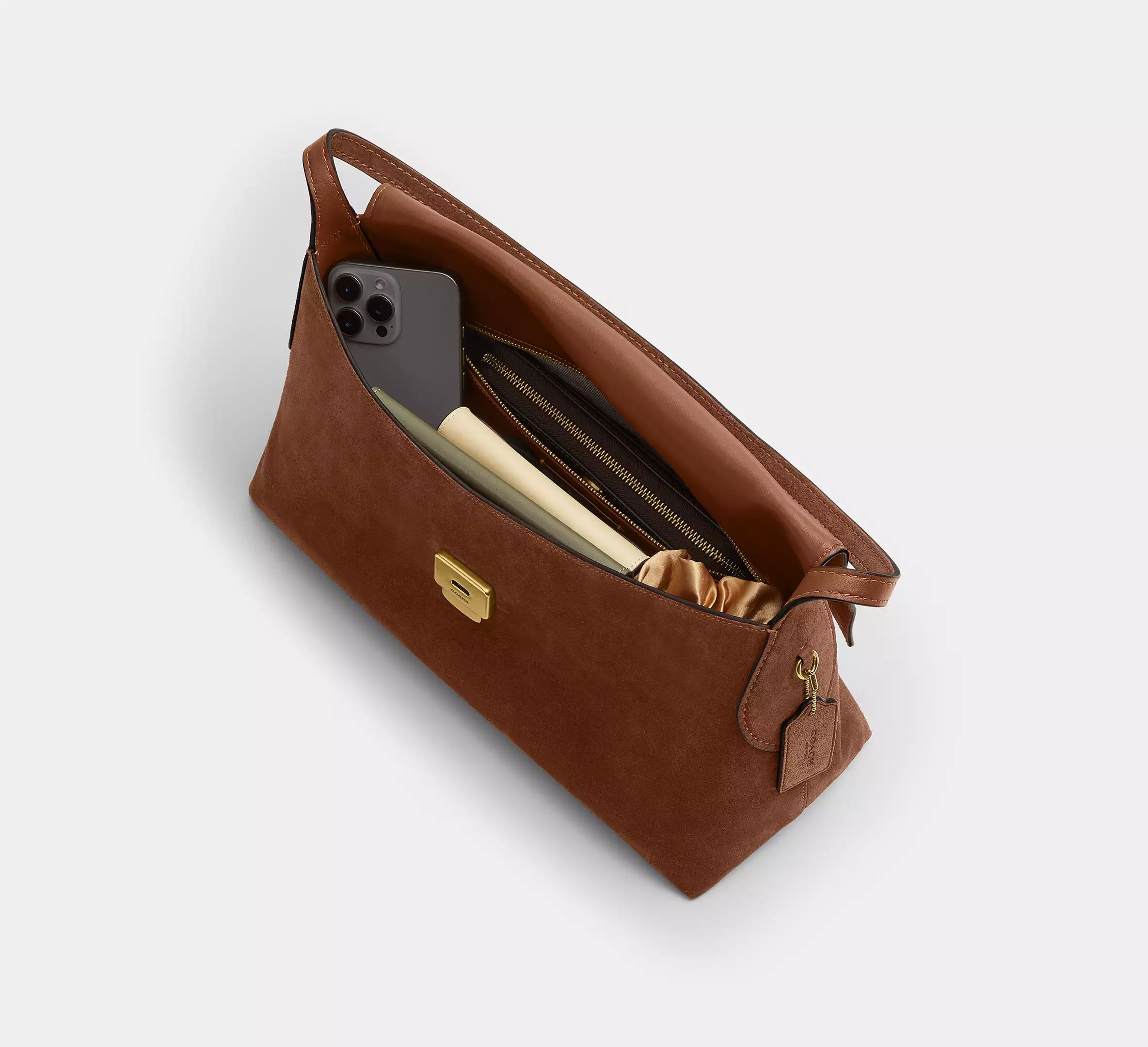 Coach Chelsea Shoulder Bag 36 -  Brass/Warm Brown