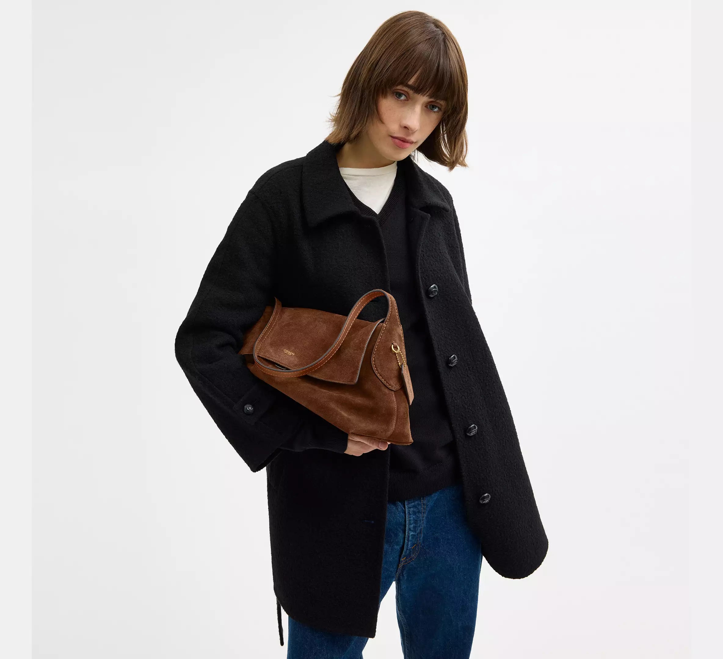 Coach Chelsea Shoulder Bag 36 -  Brass/Warm Brown