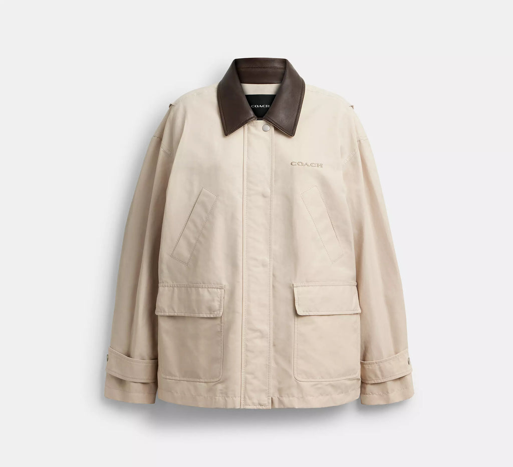 Coach Waxed Country Jacket  -  Stone