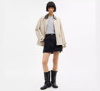 Coach Waxed Country Jacket  -  Stone