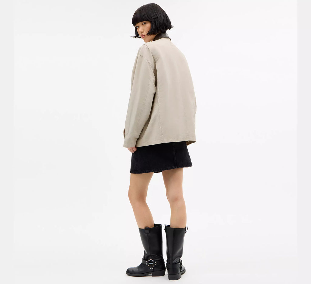 Coach Waxed Country Jacket  -  Stone