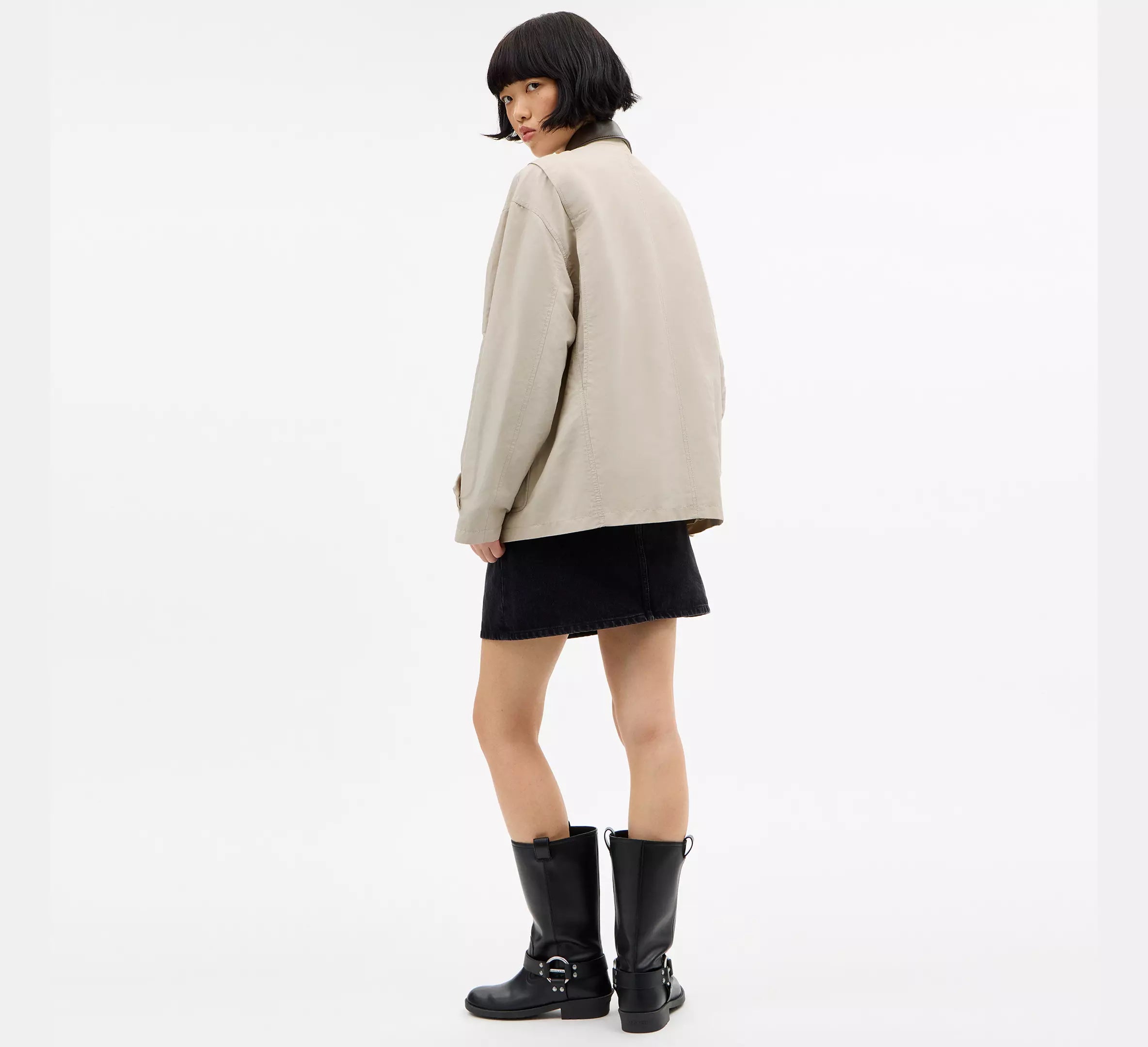Coach Waxed Country Jacket  -  Stone