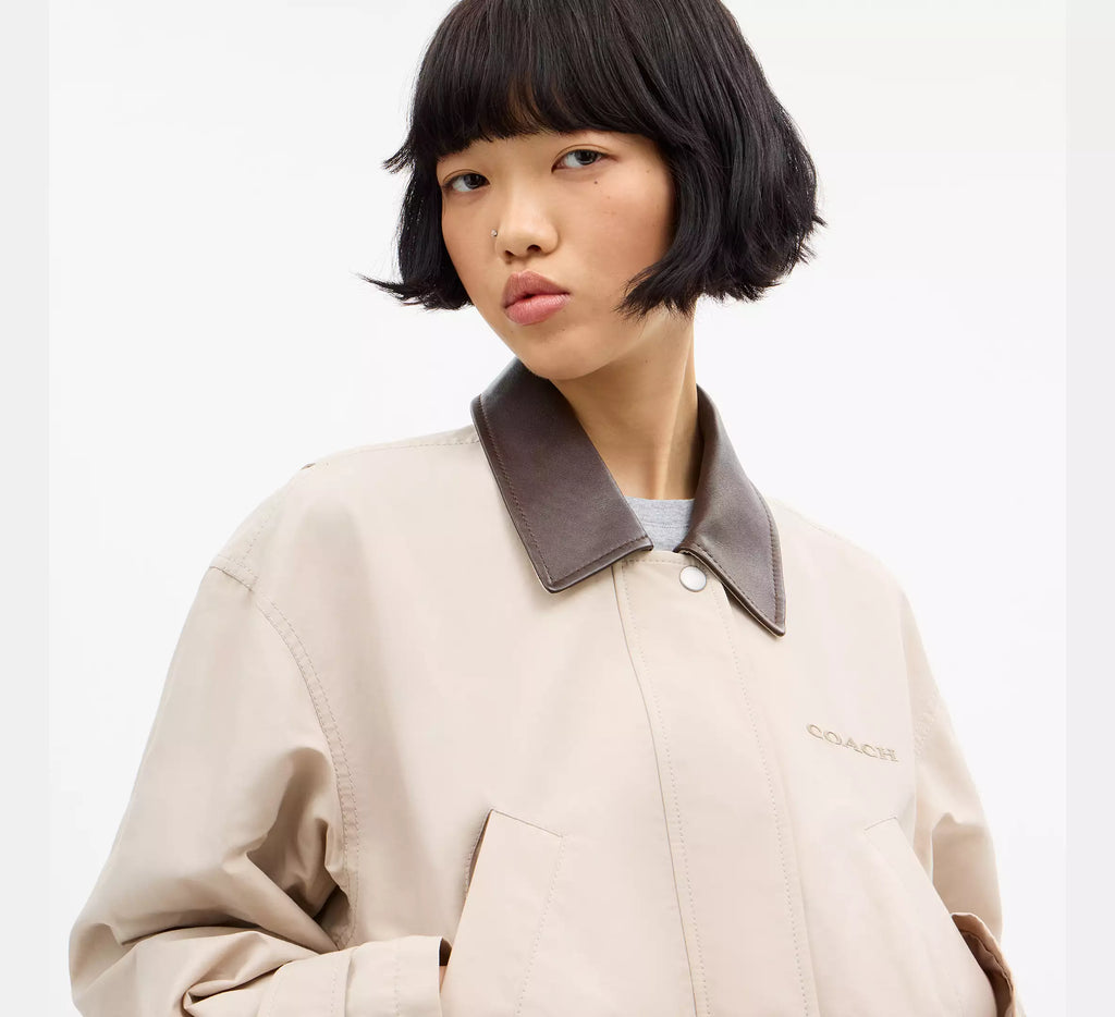 Coach Waxed Country Jacket  -  Stone