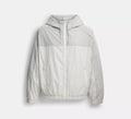 Coach Hooded Windbreaker  -  Dove Multi