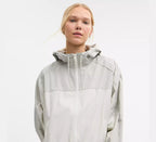 Coach Hooded Windbreaker  -  Dove Multi