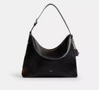 Coach Mott Messenger Bag In Loved Leather  -  Black/Light Tan