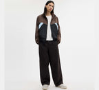 Coach Track Jacket In Recycled  -  Brown/Multi