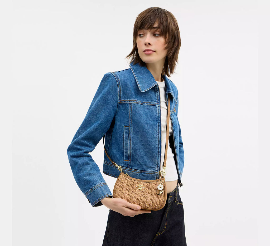 Coach Teri Mini Crossbody Bag   -  Gold/Toast