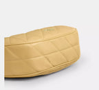 Coach Emily Shoulder Bag With Quilting   -  Gold/Soft Yellow
