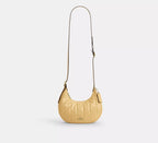 Coach Emily Shoulder Bag With Quilting   -  Gold/Soft Yellow