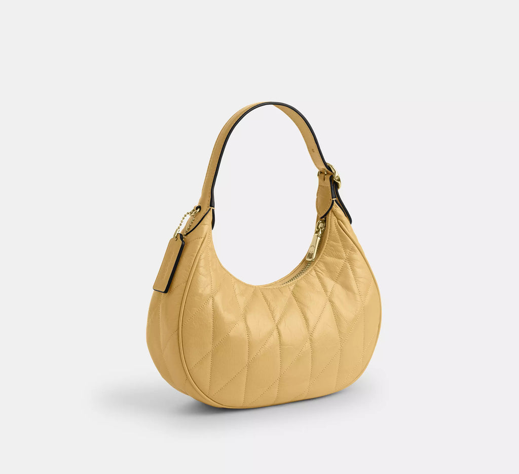 Coach Emily Shoulder Bag With Quilting   -  Gold/Soft Yellow