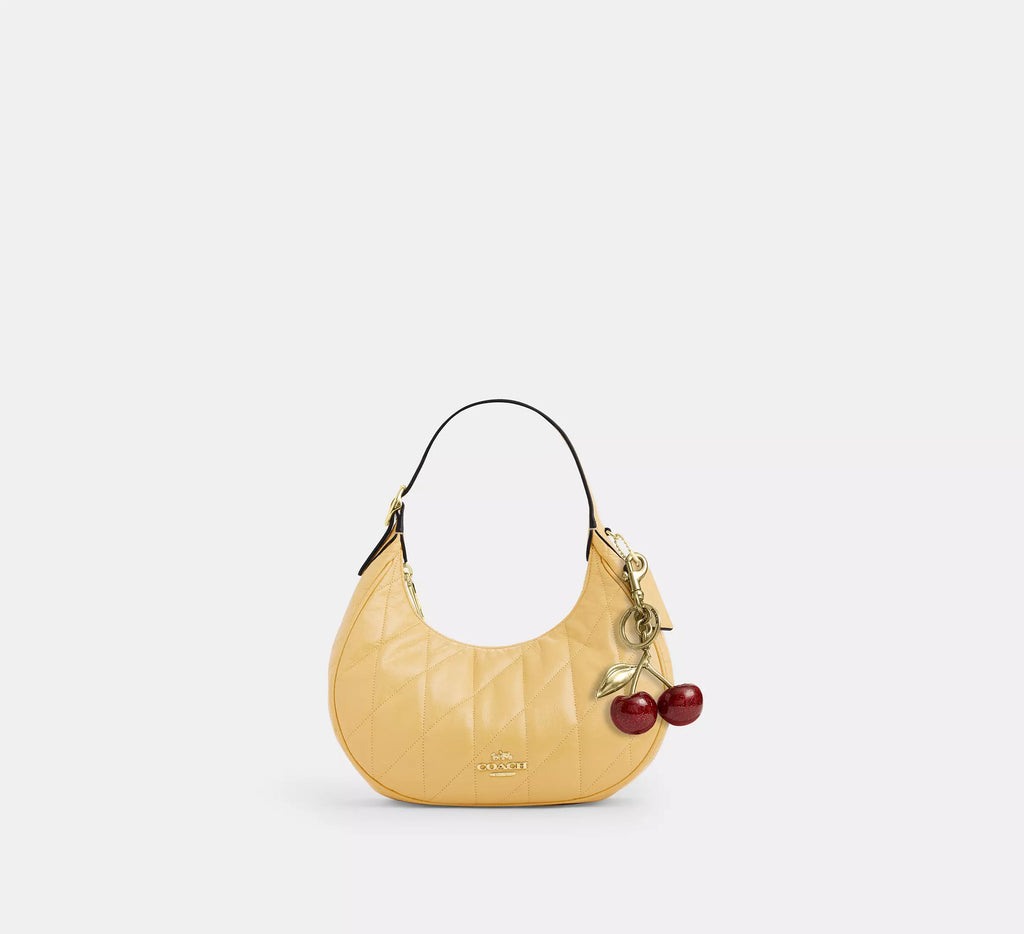Coach Emily Shoulder Bag With Quilting   -  Gold/Soft Yellow