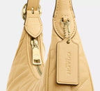 Coach Emily Shoulder Bag With Quilting   -  Gold/Soft Yellow