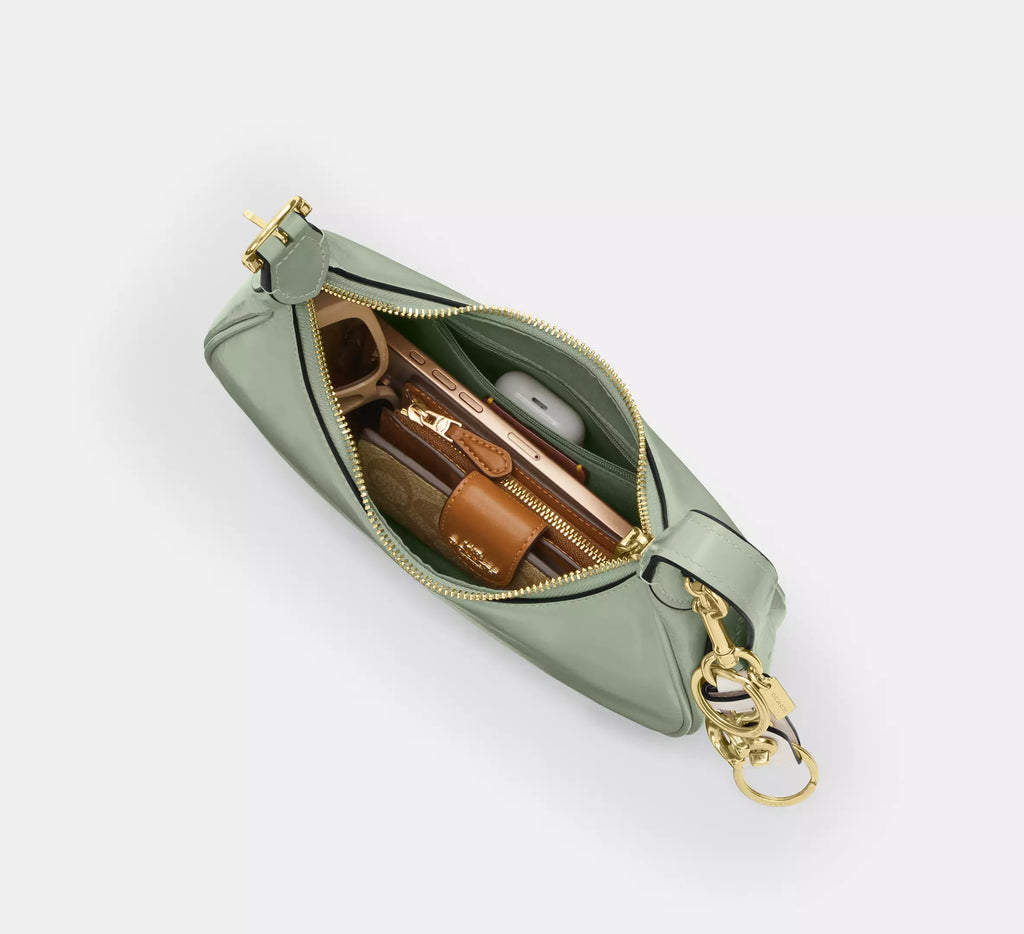 Coach Emily Shoulder Bag   -  Gold/Light Pistachio