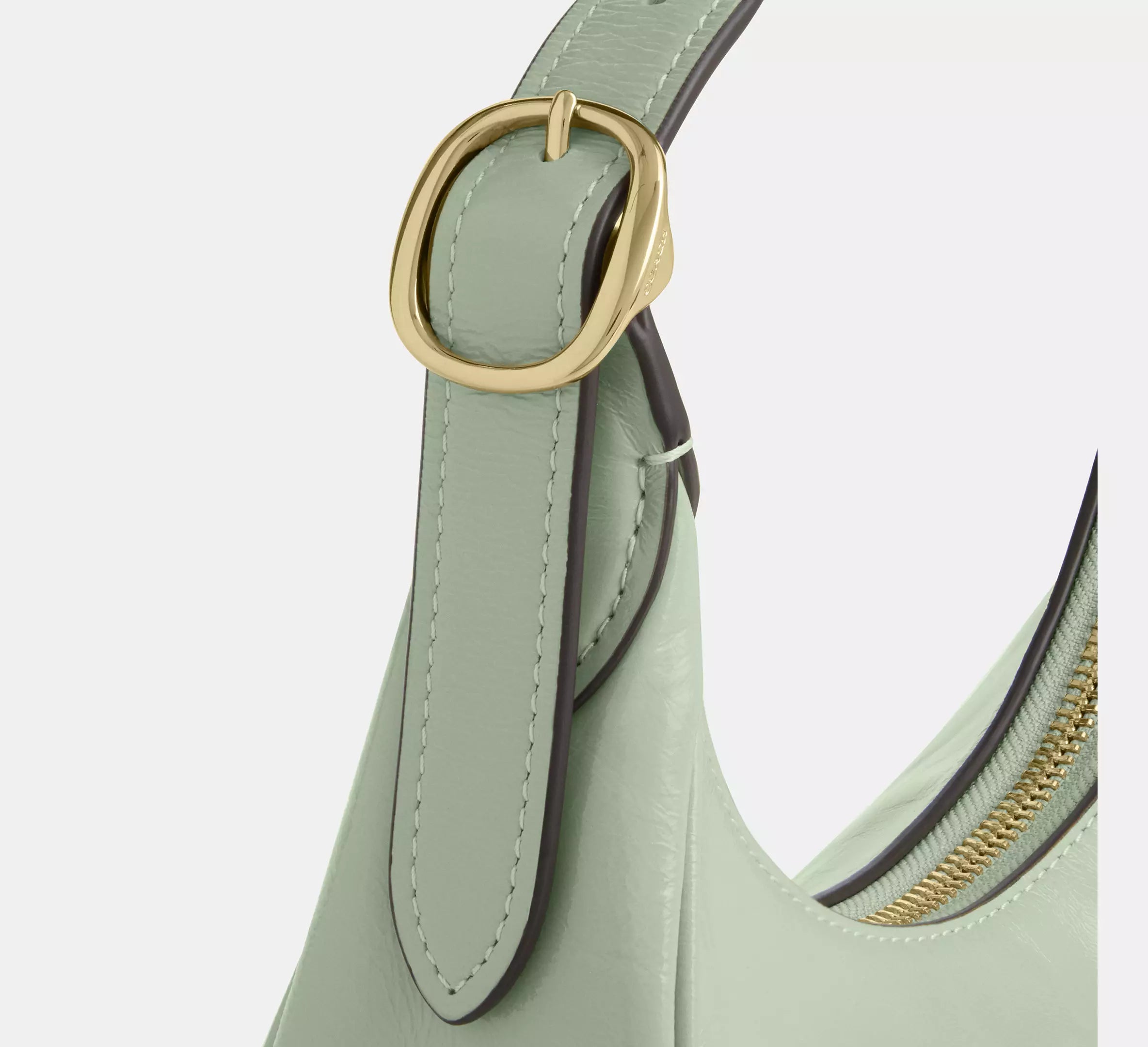 Coach Emily Shoulder Bag   -  Gold/Light Pistachio