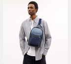 Coach West Pack In Ombre Signature - Silver/Blue