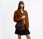 Coach Teri Shoulder Bag With Quilting - Gold/Black