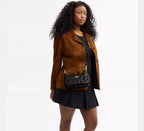 Coach Teri Shoulder Bag With Quilting - Gold/Black