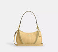 Coach Teri Shoulder Bag With Quilting - Gold/Soft Yellow