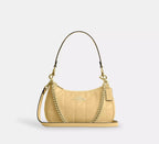 Coach Teri Shoulder Bag With Quilting - Gold/Soft Yellow