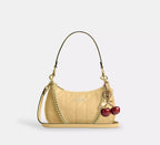Coach Teri Shoulder Bag With Quilting - Gold/Soft Yellow
