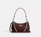 Coach Teri Shoulder Bag With Quilting - Silver/Maple