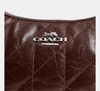 Coach Teri Shoulder Bag With Quilting - Silver/Maple