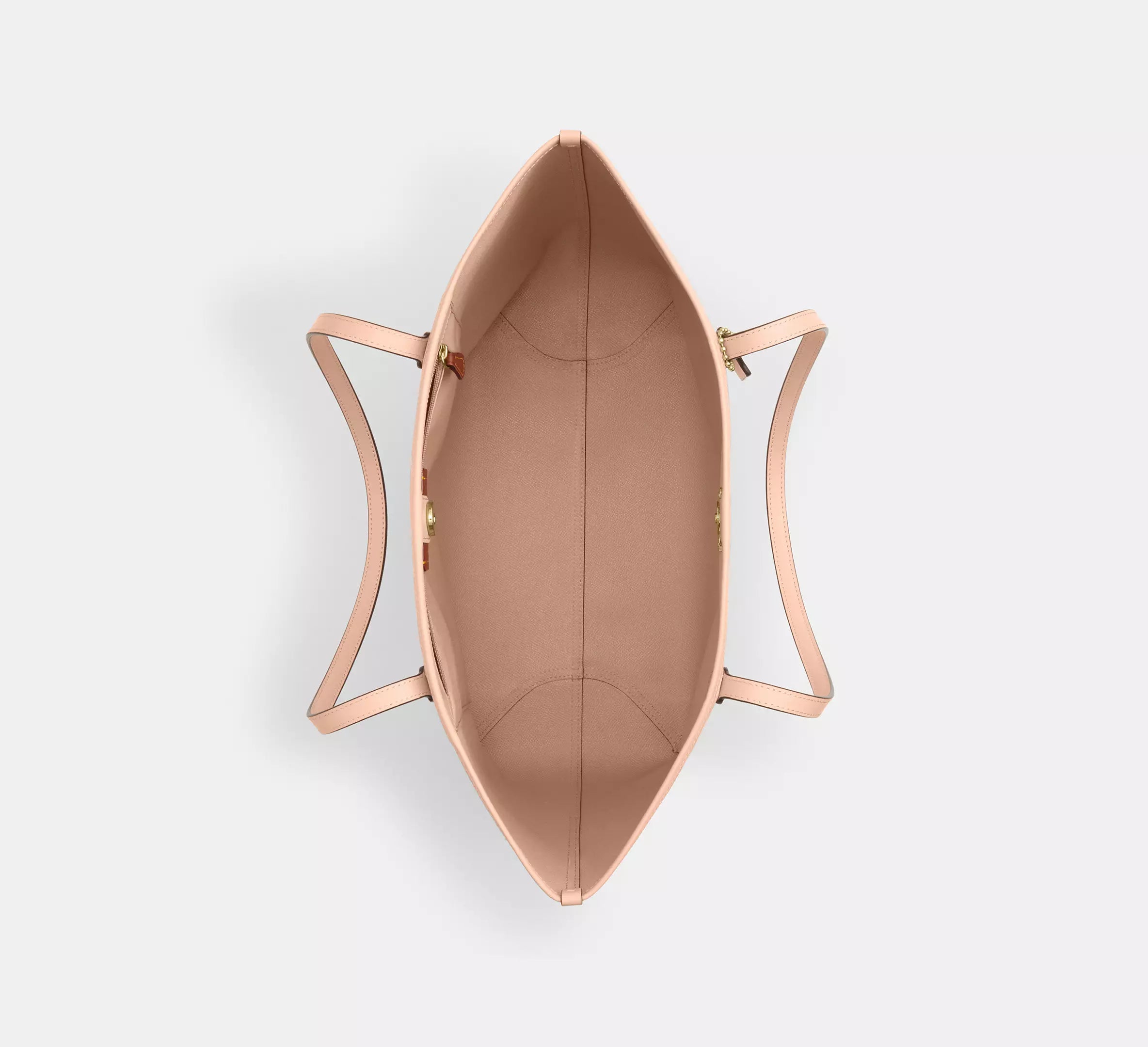 Coach City Tote Bag In Pretty Signature - Im/Chalk/Pink