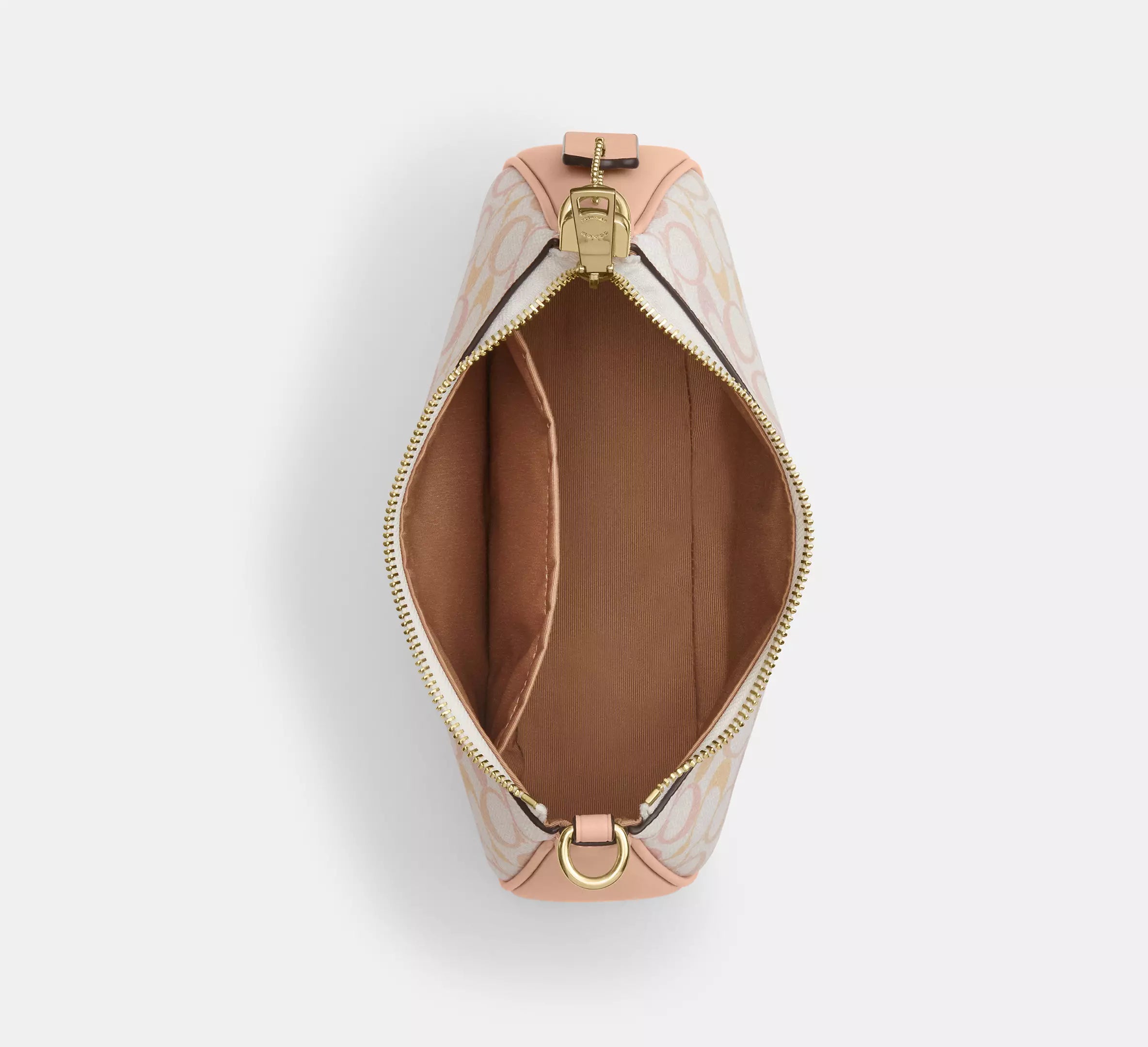 Coach Teri Shoulder Bag In Pretty Signature - Gold/Chalk/Pink