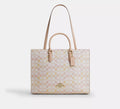 Coach Maggie Tote Bag In Pretty Signature - Im/Chalk/Pink