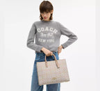 Coach Maggie Tote Bag In Pretty Signature - Im/Chalk/Pink
