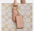 Coach Maggie Tote Bag In Pretty Signature - Im/Chalk/Pink