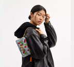 Coach Tabby Shoulder Bag 20 With Cherry Embroidery  -  Brass/Denim