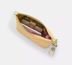 Coach Caitlin Shoulder Bag With Quilting   -  Gold/Soft Yellow