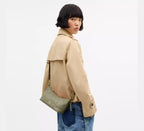 Coach Caitlin Shoulder Bag With Quilting   -  Gold/Pistachio