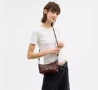 Coach Caitlin Shoulder Bag With Quilting   -   Silver/Maple