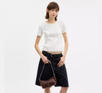 Coach Caitlin Shoulder Bag With Quilting   -   Silver/Maple