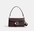 Coach Eight Ball Bag Charm  -  Silver/Black