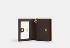 Coach Snap Wallet In Ombre Signature -  Gold/Brown
