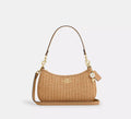 Coach Teri Shoulder Bag With Charm -  straw/Im/Toast